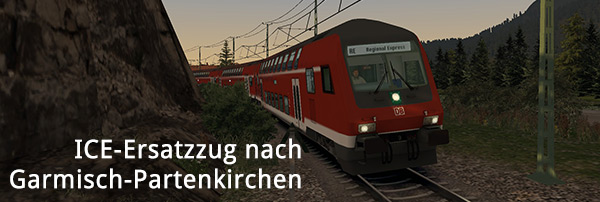 ICE-Ersatzzug nach Garmisch-Partenkirchen